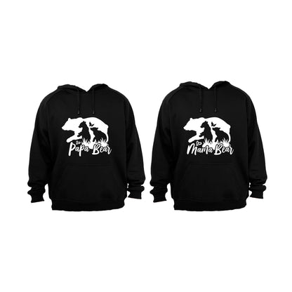 Papa & Mama Bear - Couples Hoodies (1 Set)