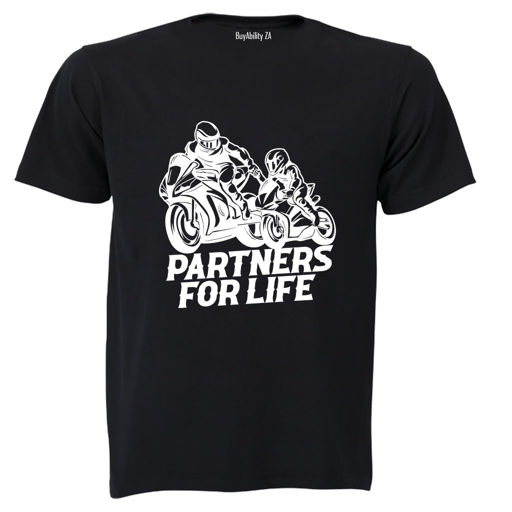 Partners For Life - Biker - Adults - T-Shirt