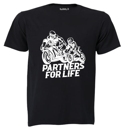Partners For Life - Biker - Adults - T-Shirt