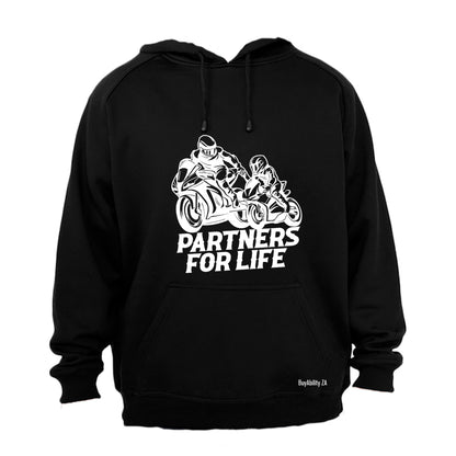 Partners For Life - Biker - Hoodie