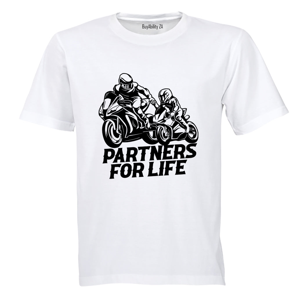 Partners For Life - Biker - Adults - T-Shirt