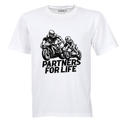Partners For Life - Biker - Adults - T-Shirt