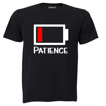 Patience - Battery Levels - Adults - T-Shirt