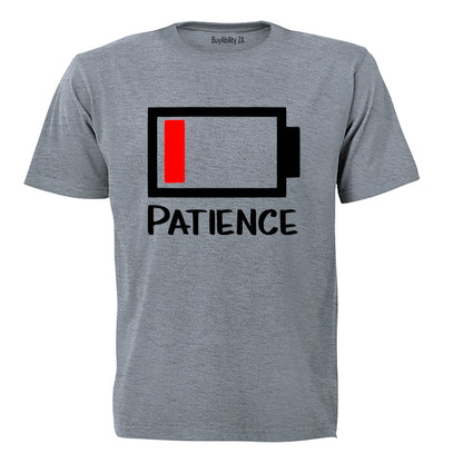 Patience - Battery Levels - Adults - T-Shirt