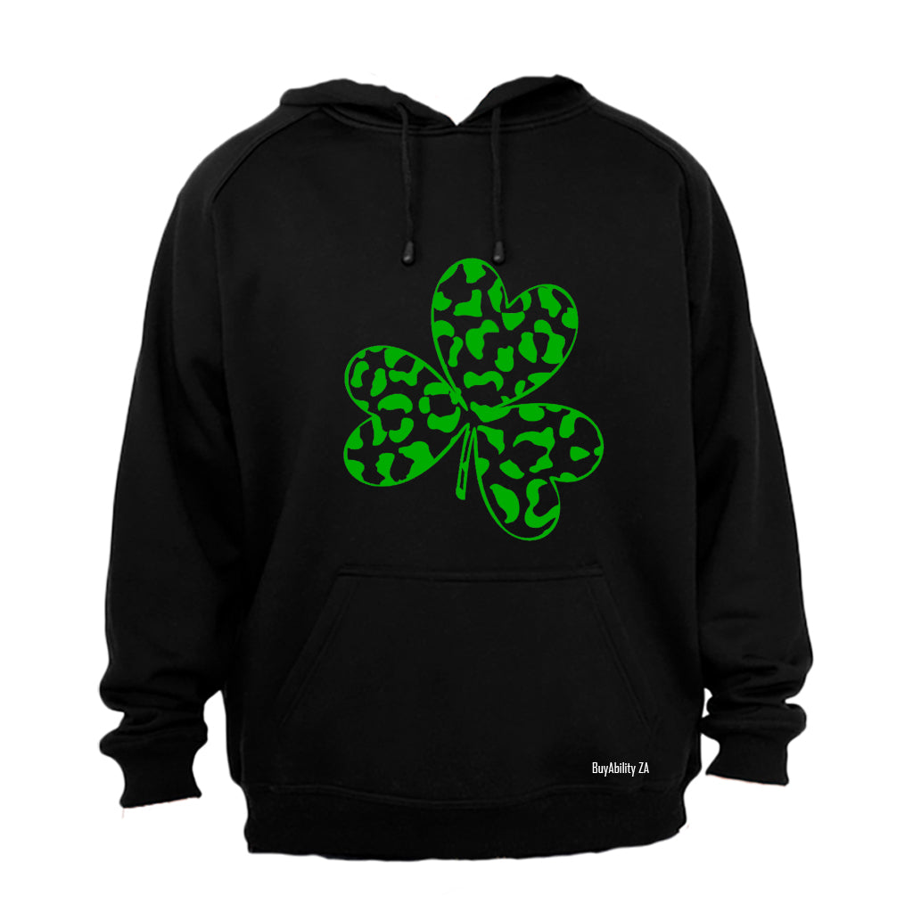 Patterned Shamrock - St. Patricks - Hoodie