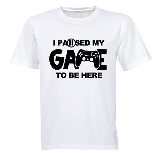 Paused my Game - Gamer - Adults - T-Shirt - BuyAbility South Africa
