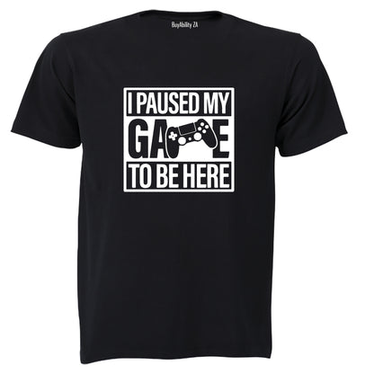 Paused my Game - Square - Kids T-Shirt