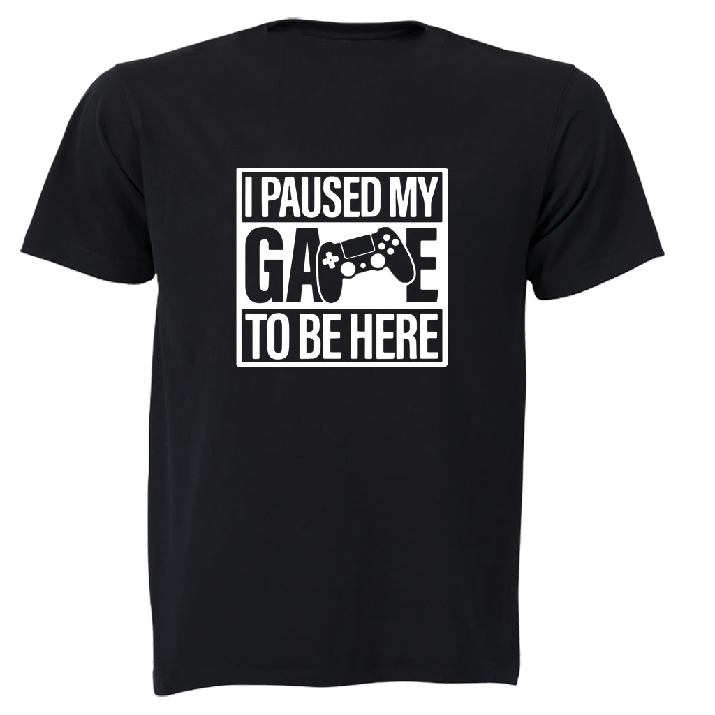 Paused my Game - Square - Adults - T-Shirt - BuyAbility South Africa