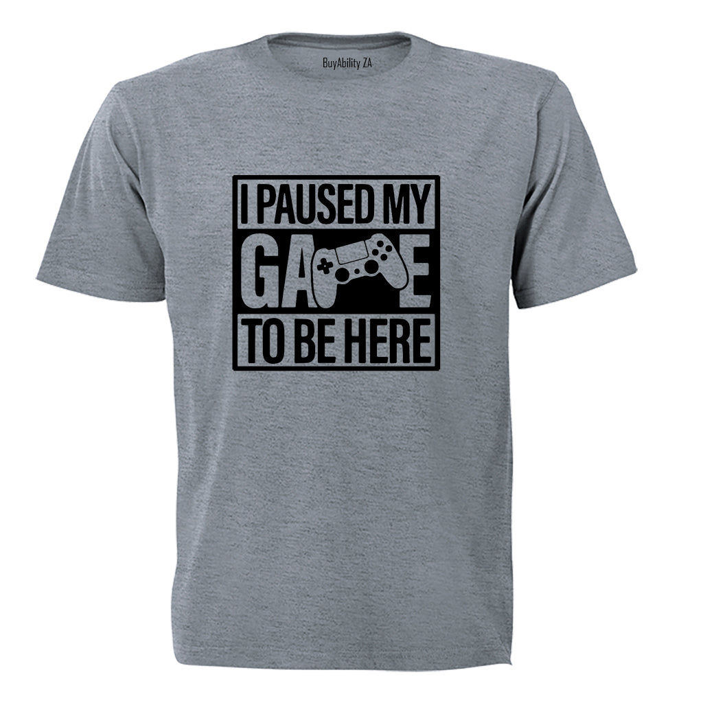 Paused my Game - Square - Kids T-Shirt