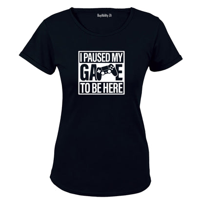 Paused my Game - Square - Ladies - T-Shirt