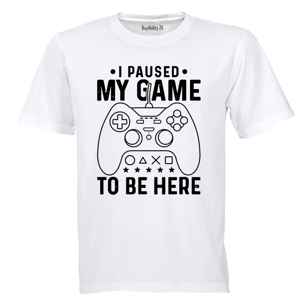 Paused My Game - Kids T-Shirt - BuyAbility South Africa