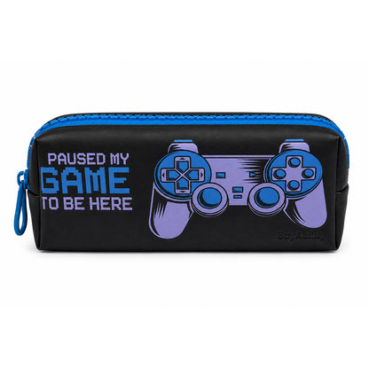 Over-sized Zip Paused My Game Pencil Case