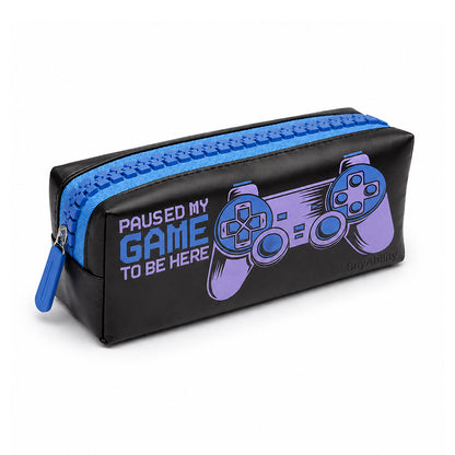 Over-sized Zip Paused My Game Pencil Case