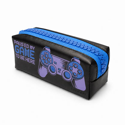 Over-sized Zip Paused My Game Pencil Case