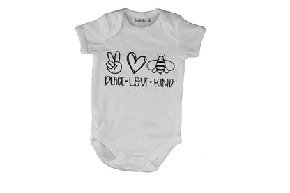 Peace. Love. Bee Kind - Baby Grow - BuyAbility South Africa