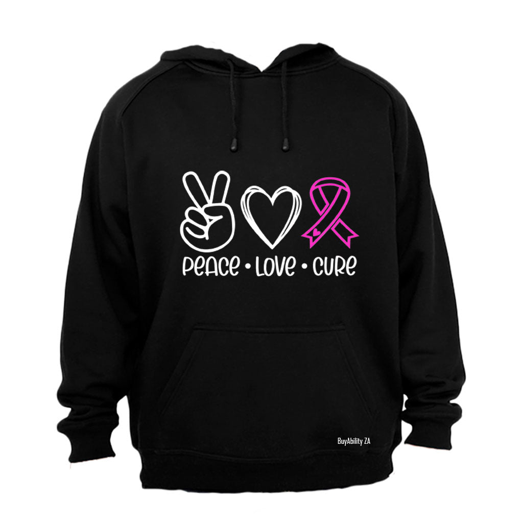 Peace. Love. Cancer Cure - Hoodie