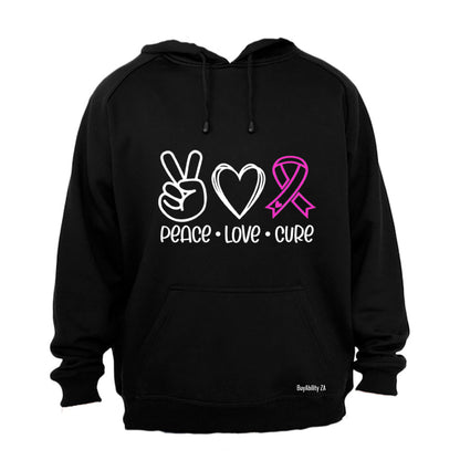 Peace. Love. Cancer Cure - Hoodie