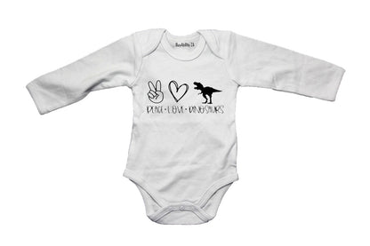 Peace. Love. Dinosaurs - Baby Grow