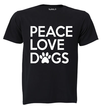 Peace. Love. Dogs - Kids T-Shirt