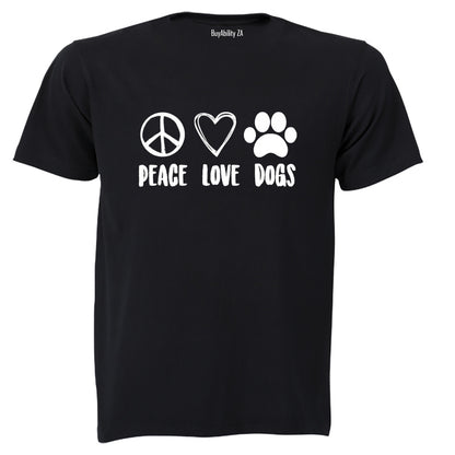 Peace. Love. Dogs - Kids T-Shirt