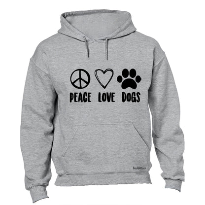 Peace. Love. Dogs - Hoodie