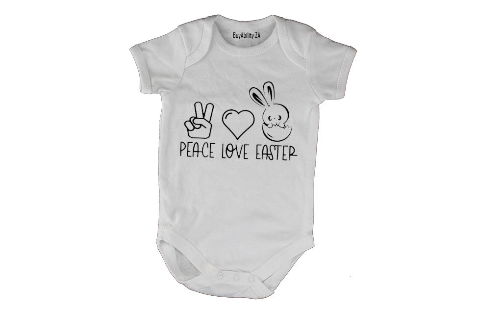 Peace. Love. Easter - Baby Grow
