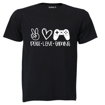 Peace. Love. Gaming - Kids T-Shirt