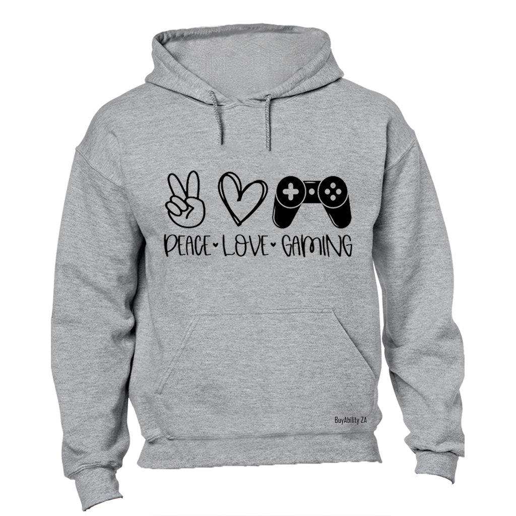 Peace. Love. Gaming - Hoodie