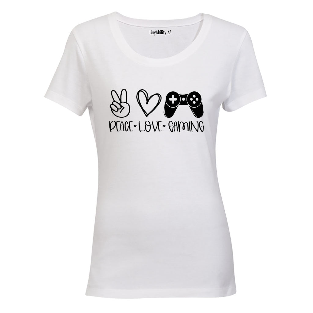 Peace. Love. Gaming - Ladies - T-Shirt