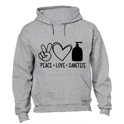 Peace. Love. Sanitize - Hoodie