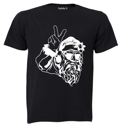 Peace Out Santa - Christmas - Adults - T-Shirt