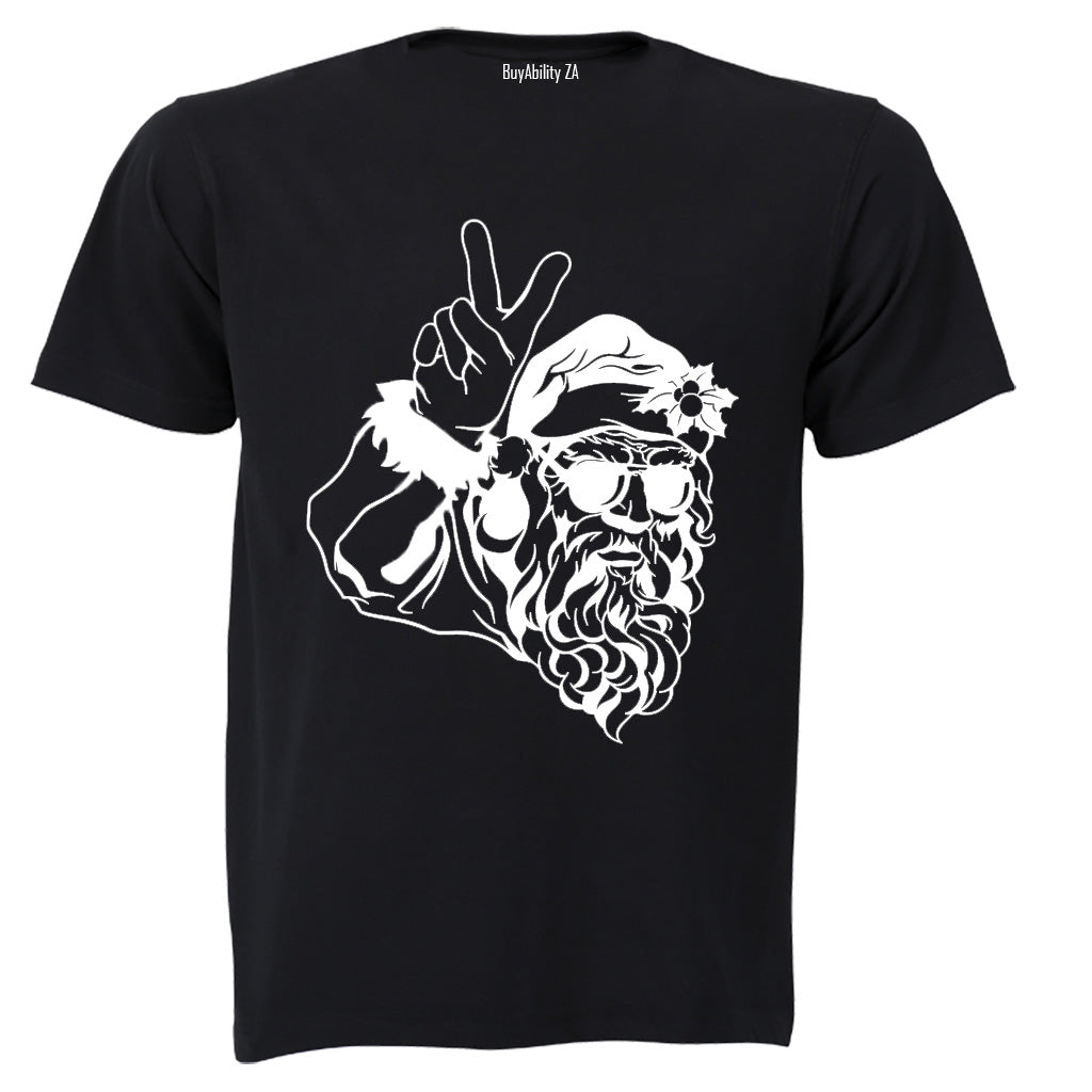Peace Out Santa - Christmas - Kids T-Shirt