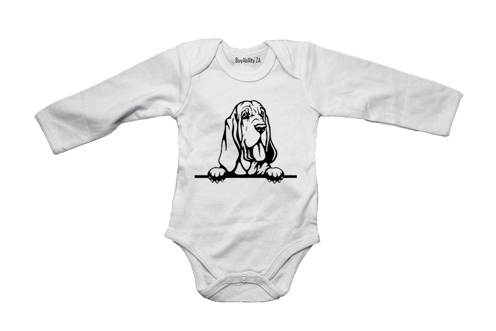 Peeking Bloodhound - Baby Grow
