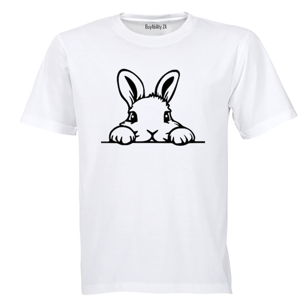 Peeking Easter Bunny - Kids T-Shirt