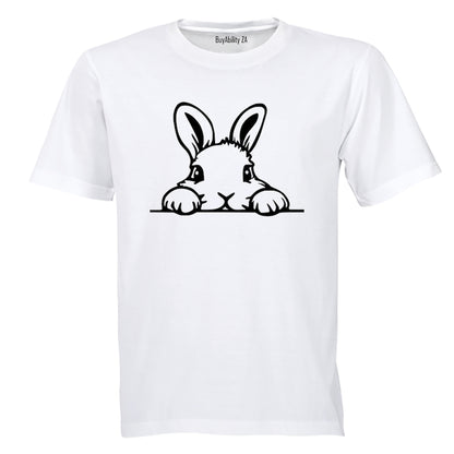 Peeking Easter Bunny - Kids T-Shirt