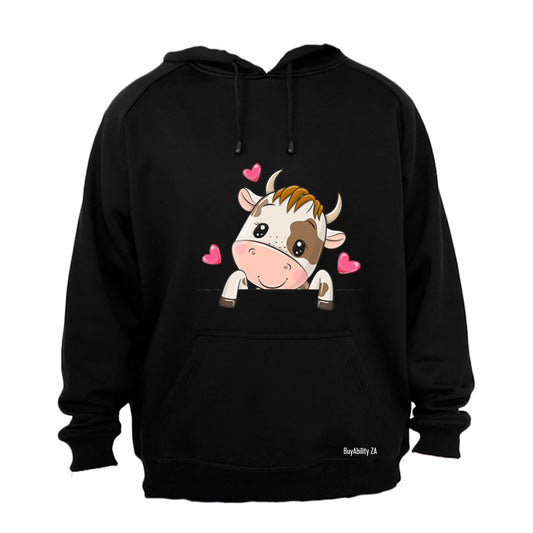 Peeking Cow - Hoodie
