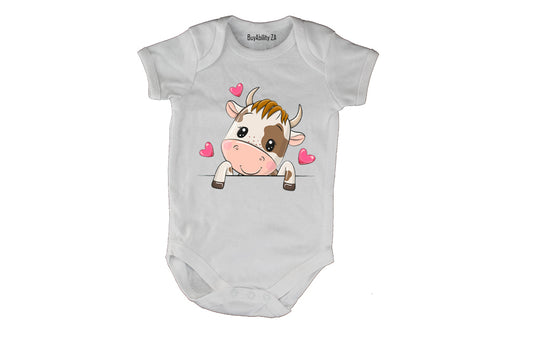 Peeking Cow - Baby Grow