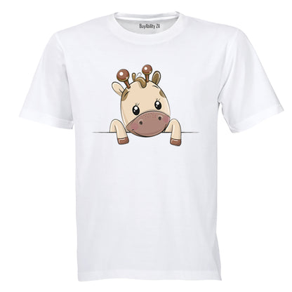 Peeking Giraffe - Kids T-Shirt