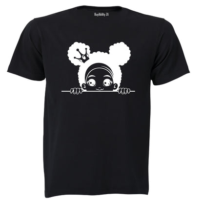 Peeking Girl - Kids T-Shirt - BuyAbility South Africa