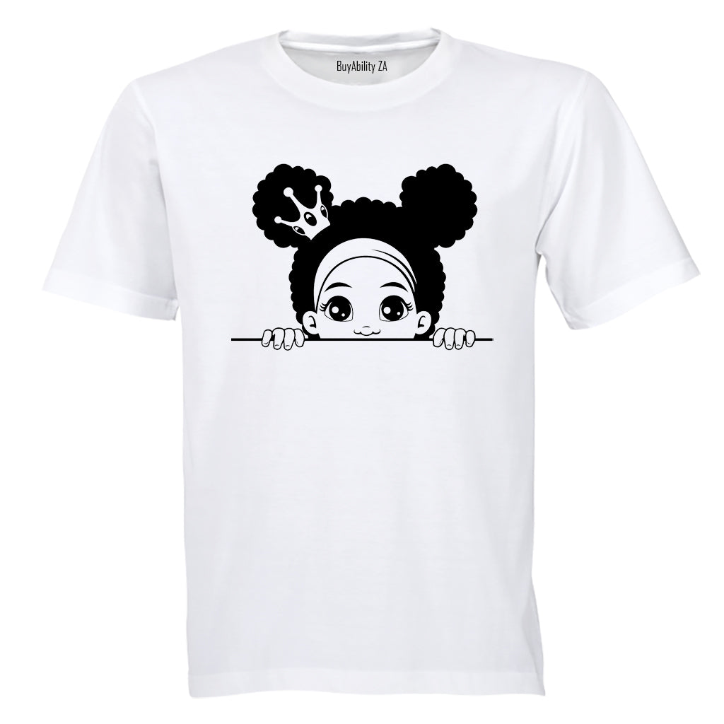 Peeking Girl - Kids T-Shirt - BuyAbility South Africa