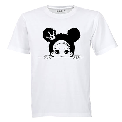 Peeking Girl - Kids T-Shirt - BuyAbility South Africa