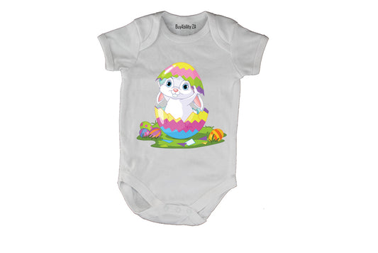 Peeking Hatched Easter Bunny - Easter - Baby Grow