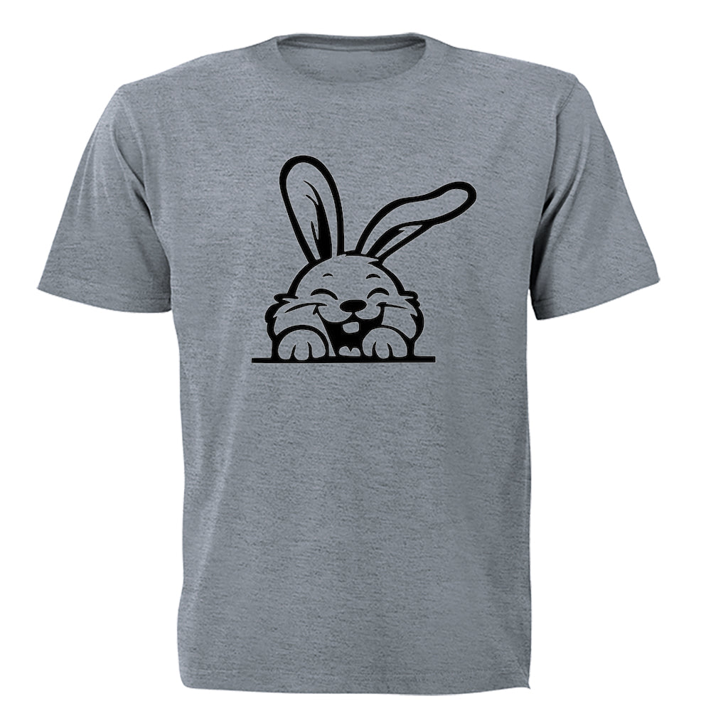 Peeking Laughing Easter Bunny - Kids T-Shirt - BuyAbility South Africa