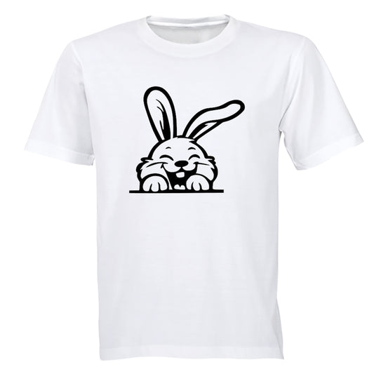 Peeking Laughing Easter Bunny - Kids T-Shirt - BuyAbility South Africa