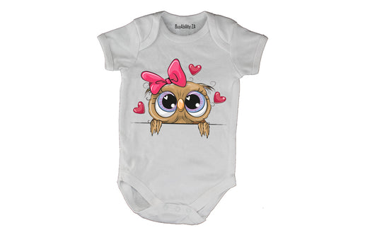 Peeking Owl - Baby Grow
