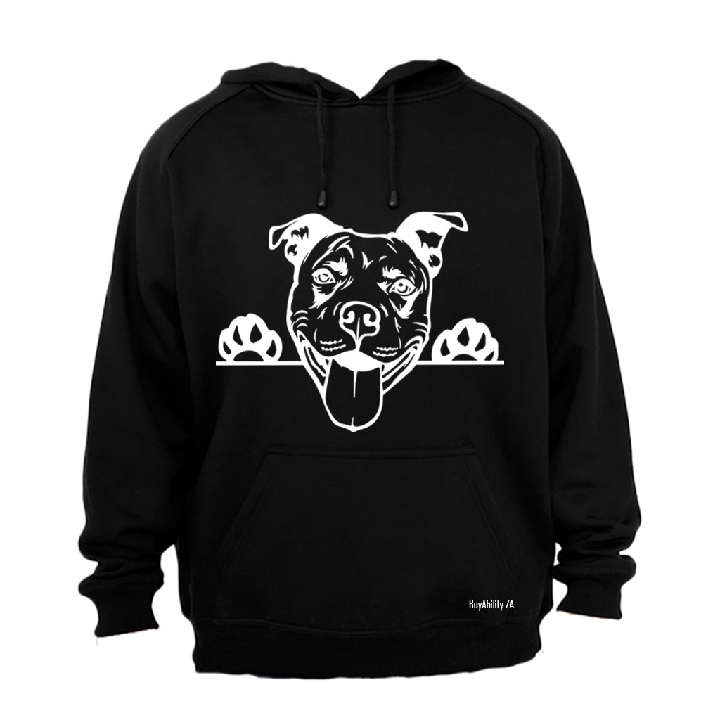 Pitbull - Peeking Dog - Hoodie