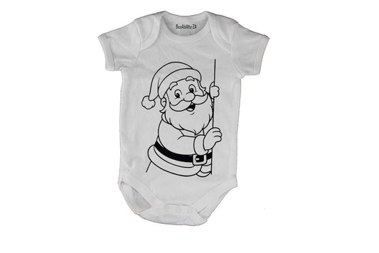 Peeking Christmas Santa - Baby Grow - BuyAbility South Africa