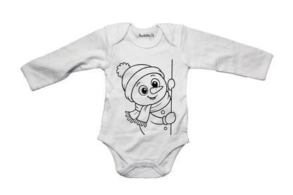 Peeking Snowman - Baby Grow - BuyAbility South Africa