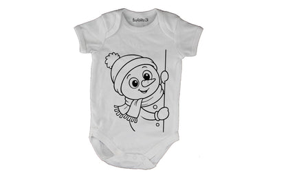 Peeking Snowman - Baby Grow - BuyAbility South Africa