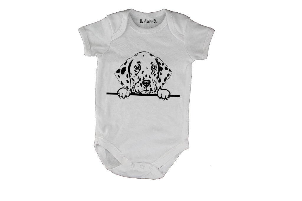 Peeking Dalmatian - Baby Grow